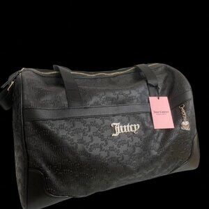 Juicy couture brand new black travel,duffle, weekender bag New